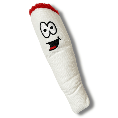 My Name is Jay, Cute Stuffed Parody Joint Dog Toy, Funny Squeaky Weed Toy, Cool Plush Novelty 420 Gift for Pets & Their Owners My Name is Jay, Cute Stuffed Parody Joint Dog Toy, Funny Squeaky Weed Toy, Cool Plush Novelty 420 Gift for Pets & Their Owners